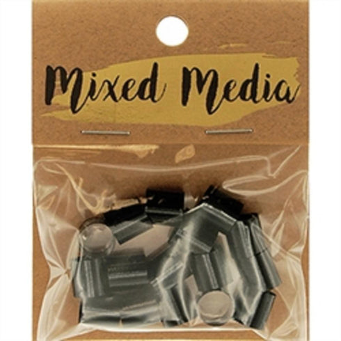 AussieSuperStore Jewellery Making Supplies Mixed Media Metal Tube 10mmx9mm (in 4 colours) Mixed Media Metal Tube 10mmx9mm (in 4 colours) | Jewellery Making Findings | Jewellery Making Supplies